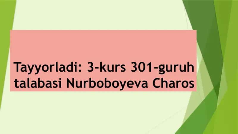 Geoinformatsion ma'lumotlar bilan ishlashda geostatsion metodlar