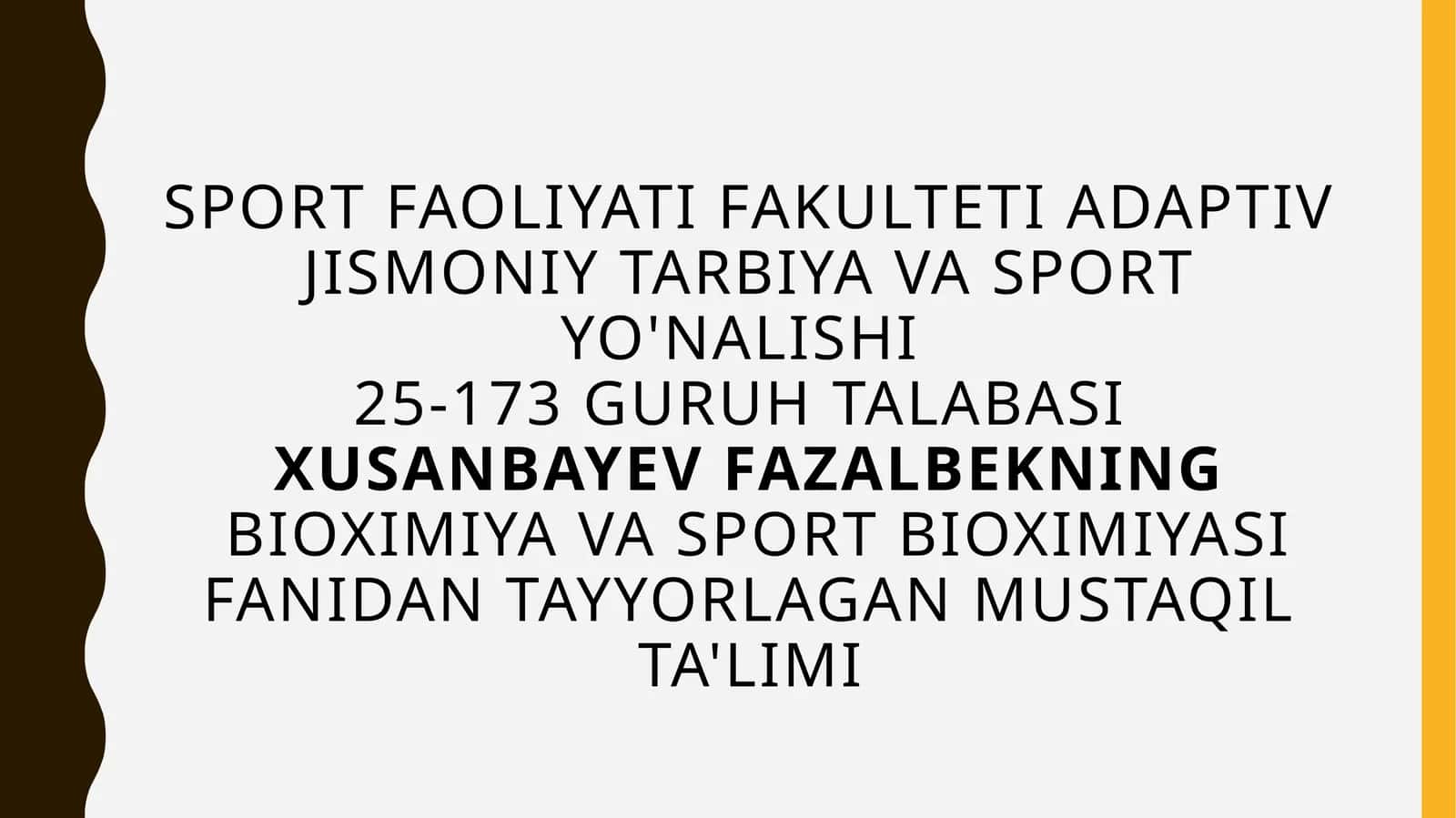Oqsillarning biokimyoviy almashinuvi