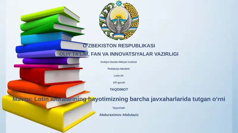 Lotin iboralarining hayotimizning barcha javxaharlarida tutgan oʻrni