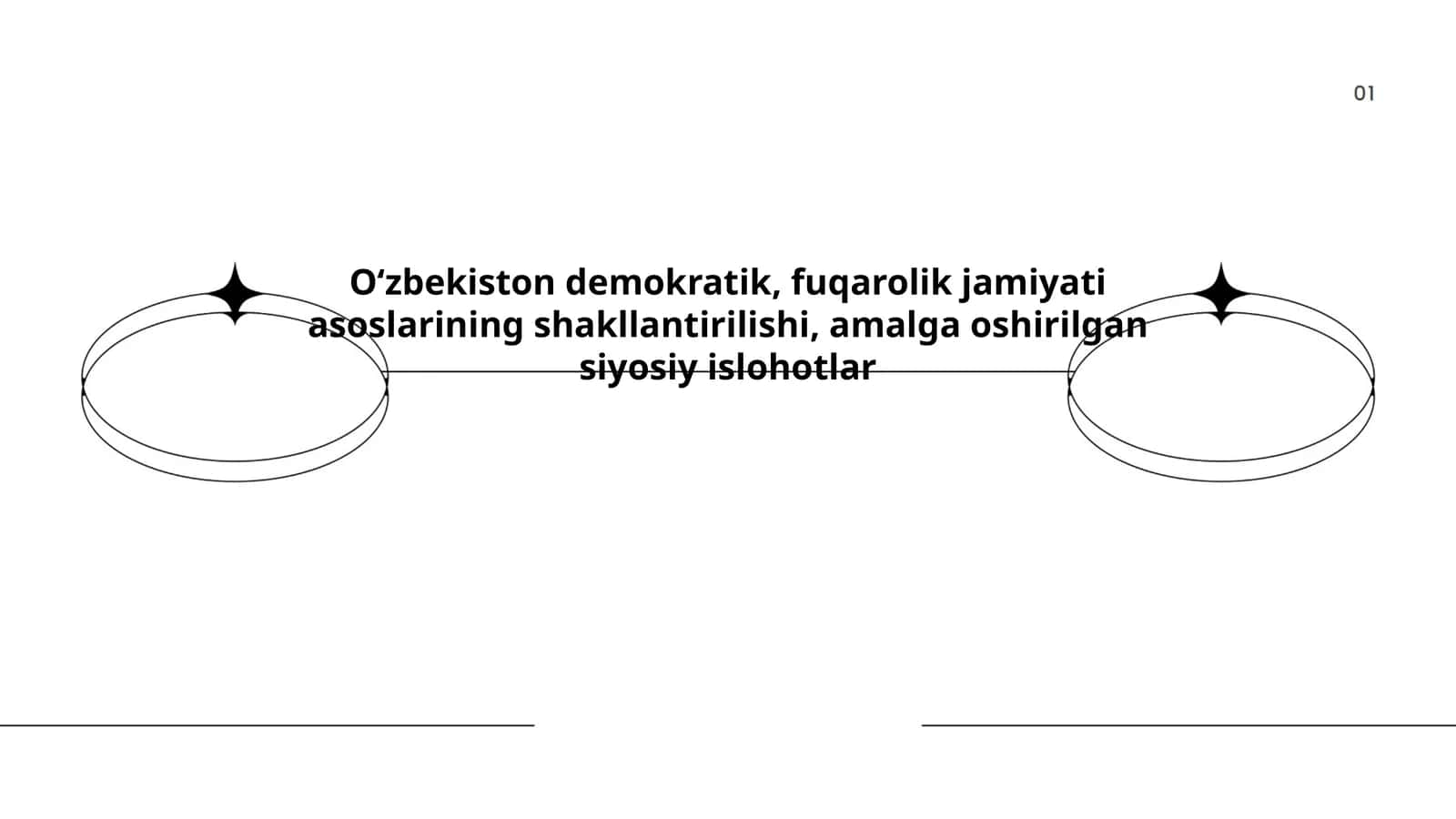 Oʻzbekiston demokratik, fuqarolik jamiyati asoslarining shakllantirilishi, amalga oshirilgan siyosiy islohotlar