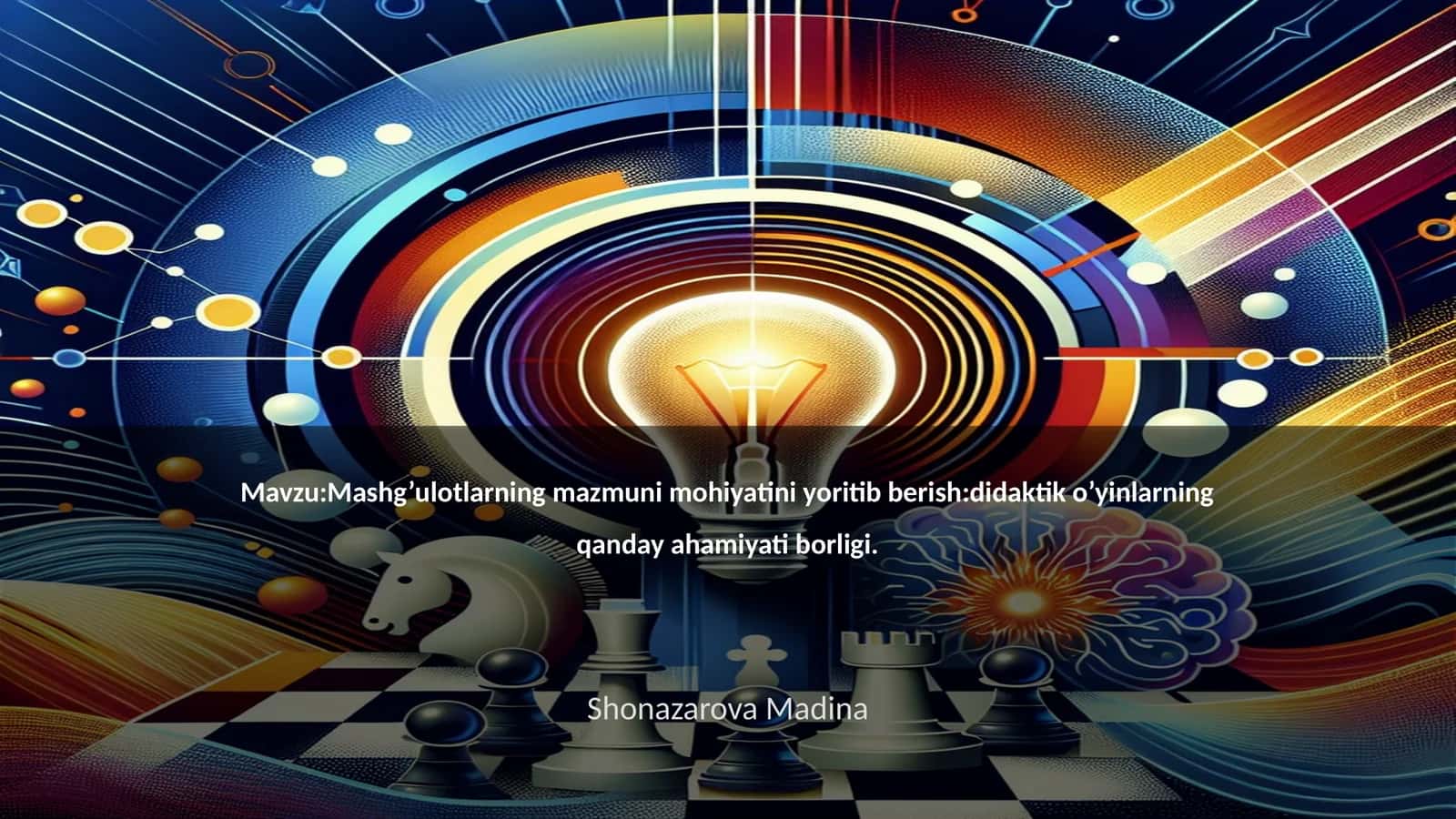 Didaktik o’yinlarning ta’rifi va maqsadi