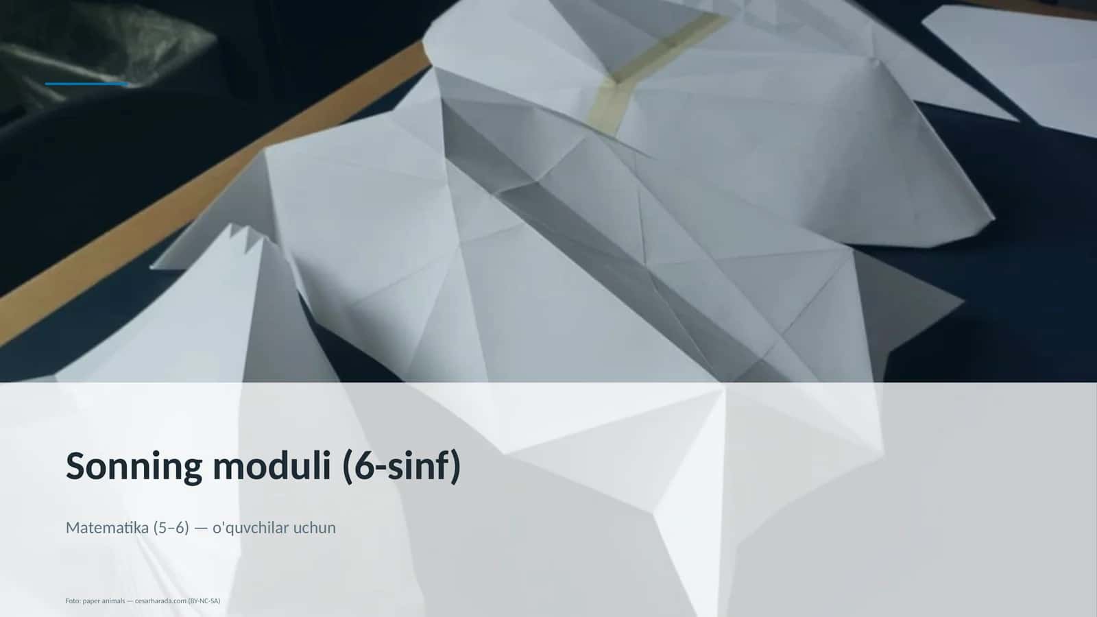 Sonning moduli (6-sinf)