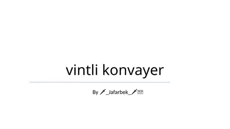 Konveyer lenta