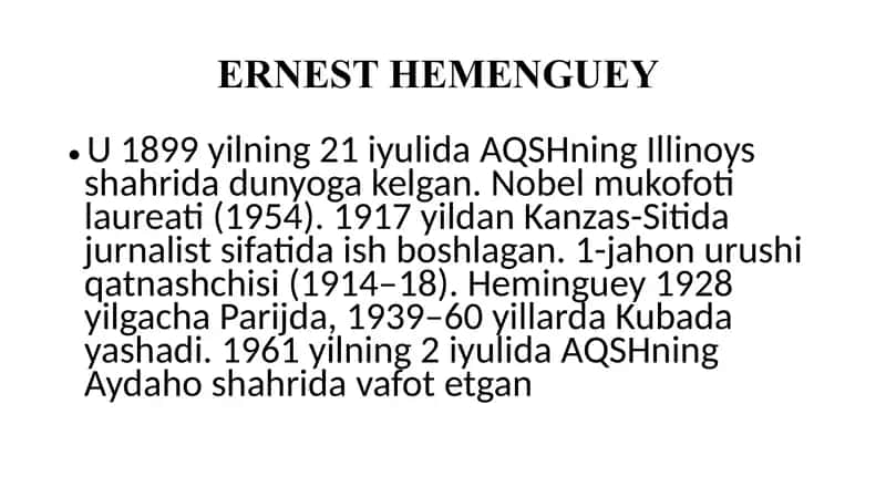 ERNEST HEMENGUEY