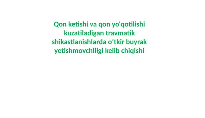 Qon Ketusish
