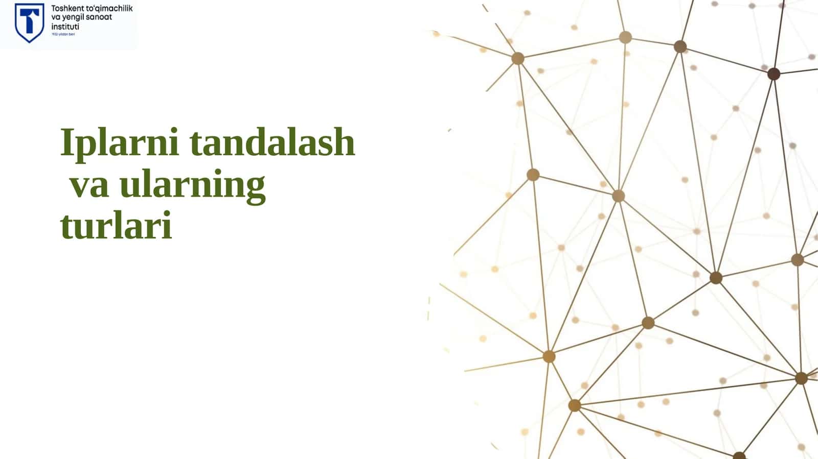Iplarni tandalash