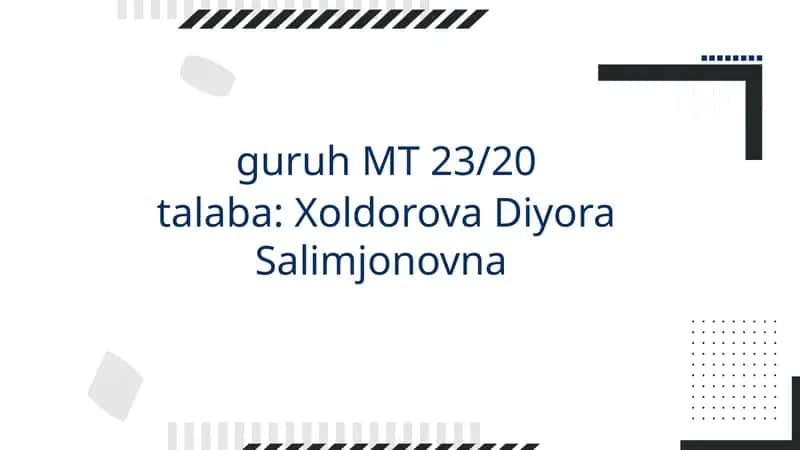 Harakatli O'yinlar Metodik Tasnifi
