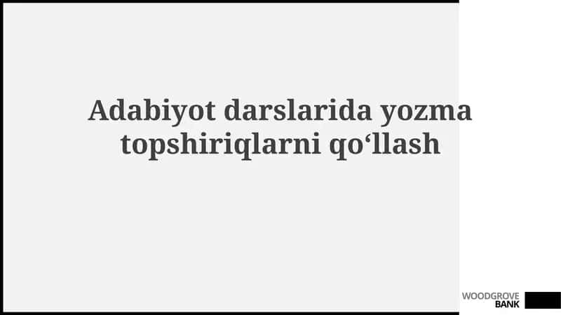 Muvaffaqiyatli yozuv topshiriqlari uchun maslahatlar