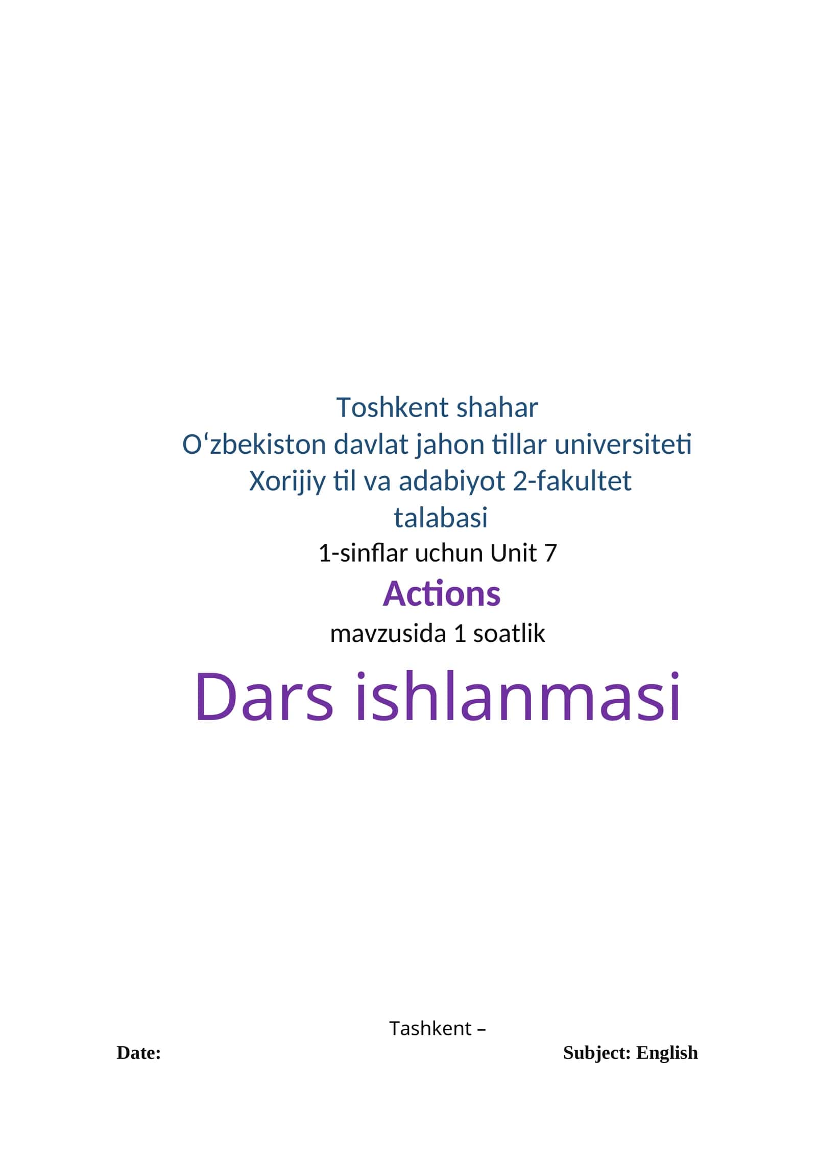 lesson plan