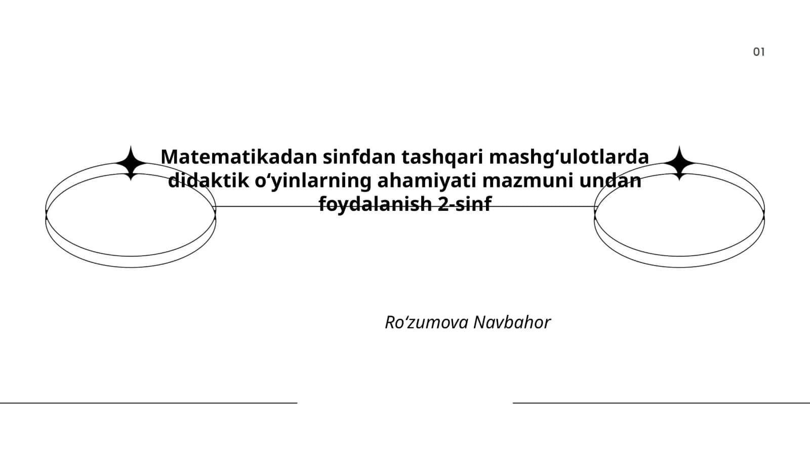 Matematikadan sinfdan tashqari mashgʻulotlarda didaktik oʻyinlarning ahamiyati mazmuni undan foydalanish 2-sinf