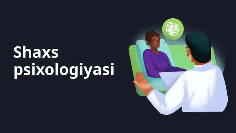 Shaxs psixologiyasi