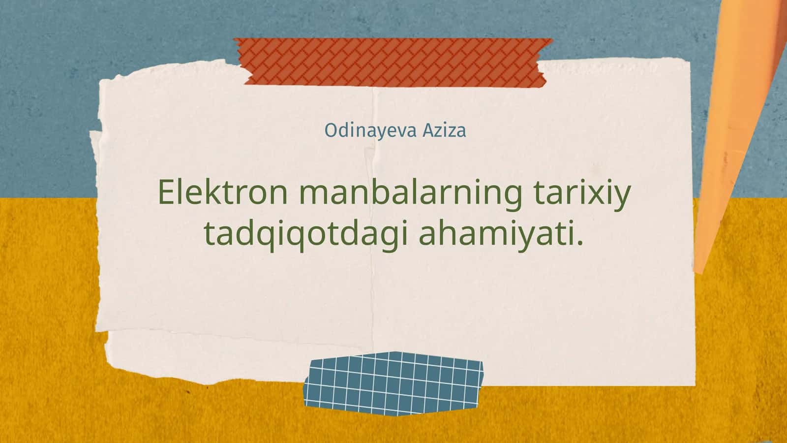 Elektron manbalarning tarixiy tadqiqotdagi ahamiyati