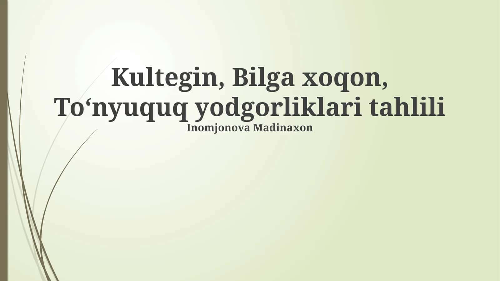 Kultegin, Bilga xoqon, Toʻnyuquq yodgorliklari tahlili