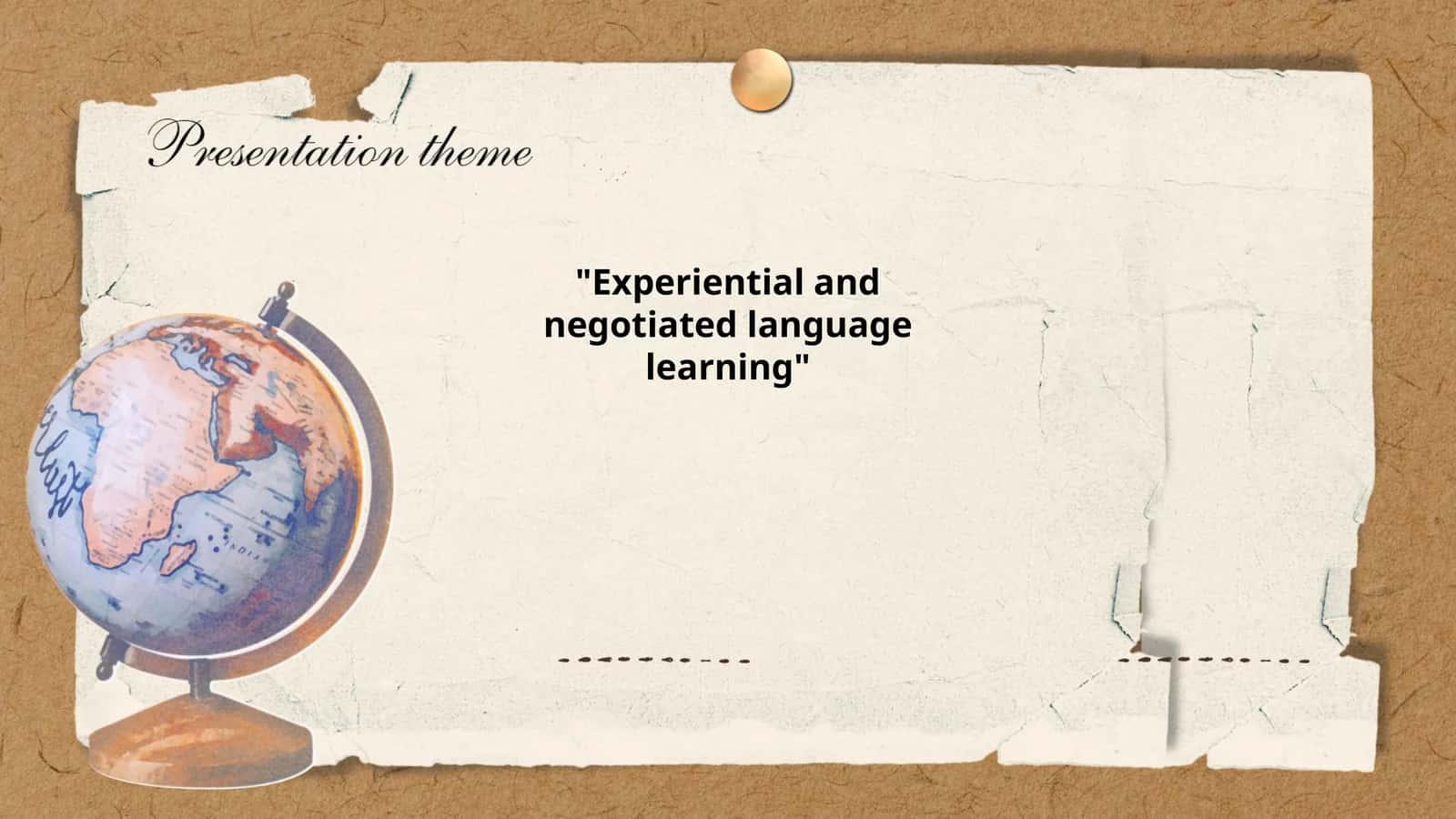 Experiential and negotiated language learning