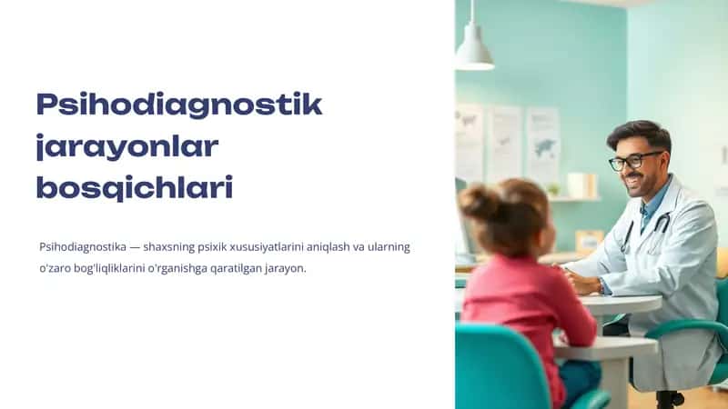 Psihodiagnostik jarayonlar bosqichlari