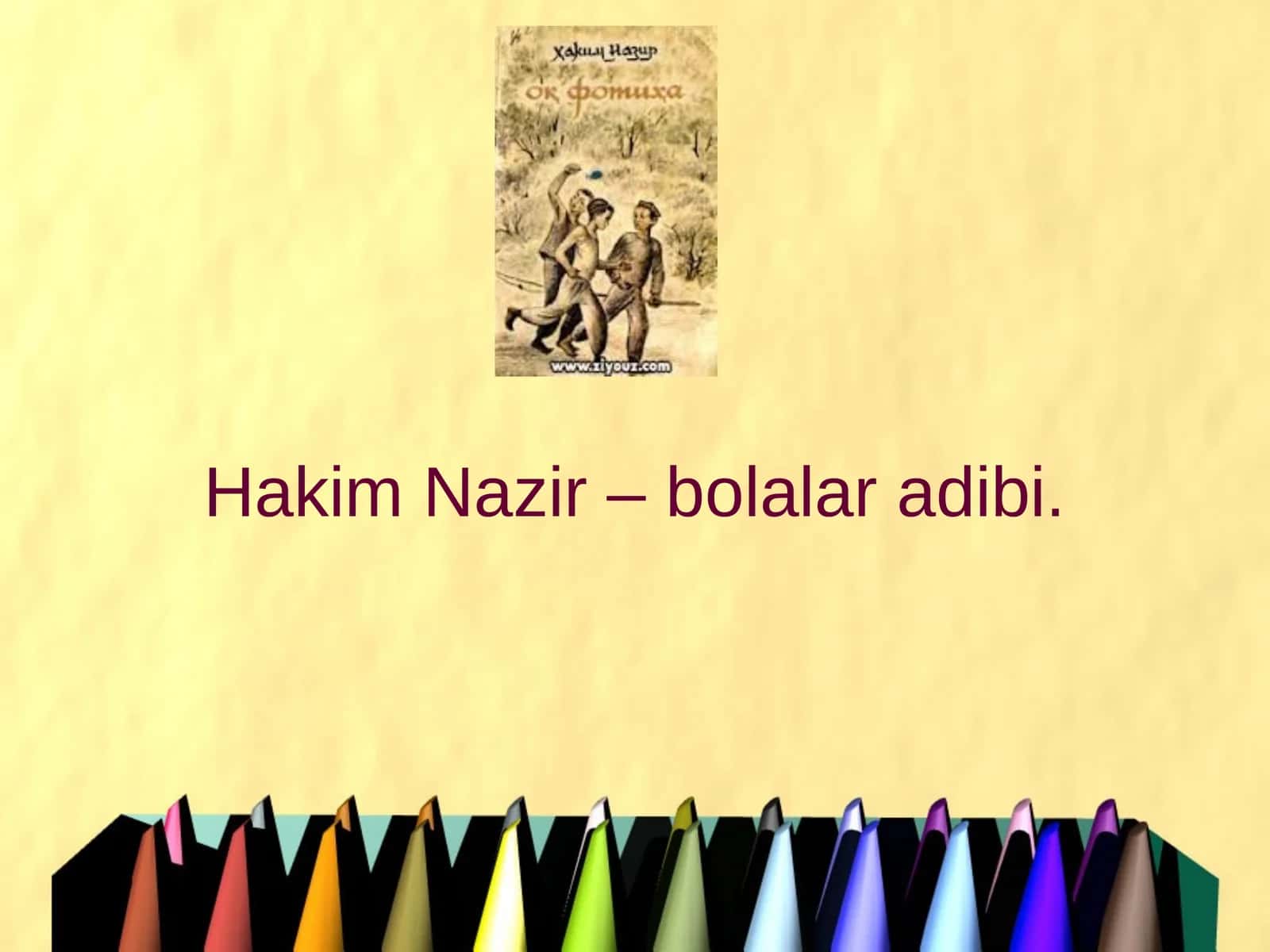 Hakim Nazir – bolalar adibi