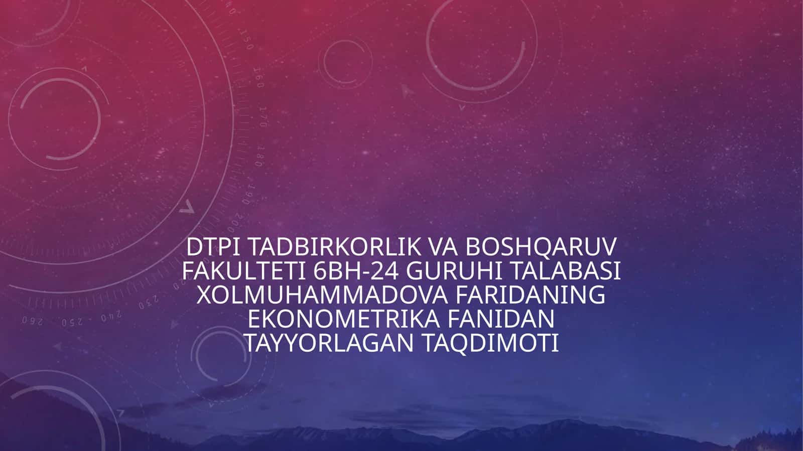 Eng KICHIK KVADRATLAR USULINING GEOMETRIK TALQINI