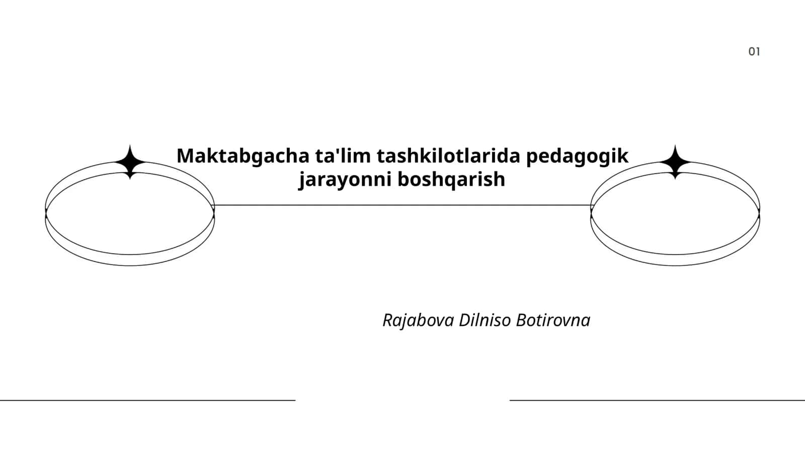 Maktabgacha ta'lim tashkilotlarida pedagogik jarayonni boshqarish