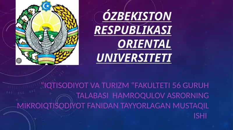 Ishlabchiqarish va Innovatsion texnologiyalar