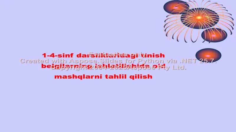1-4-sinf darsliklaridagi tinish belgilarning ishlatilishida oid mashqlarni tahlil qilish
