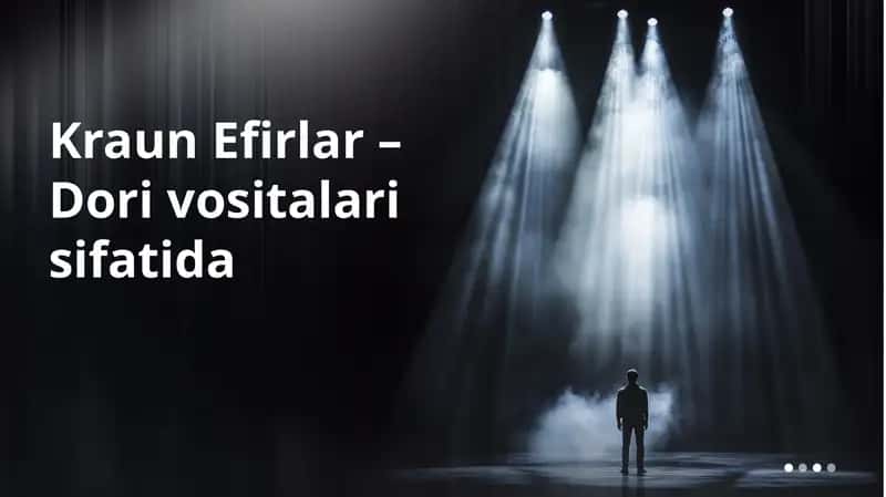 Kraun Efirlar – Dori vositalari sifatida