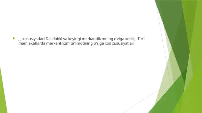 Merkantilizm