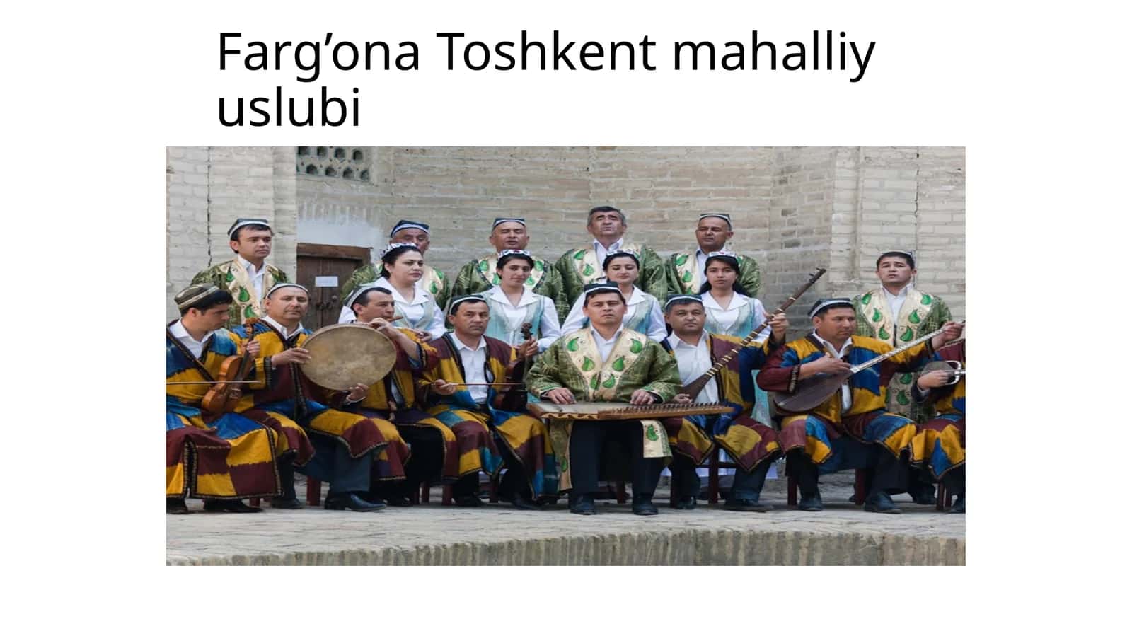 Farg’ona Toshkent mahalliy uslubi