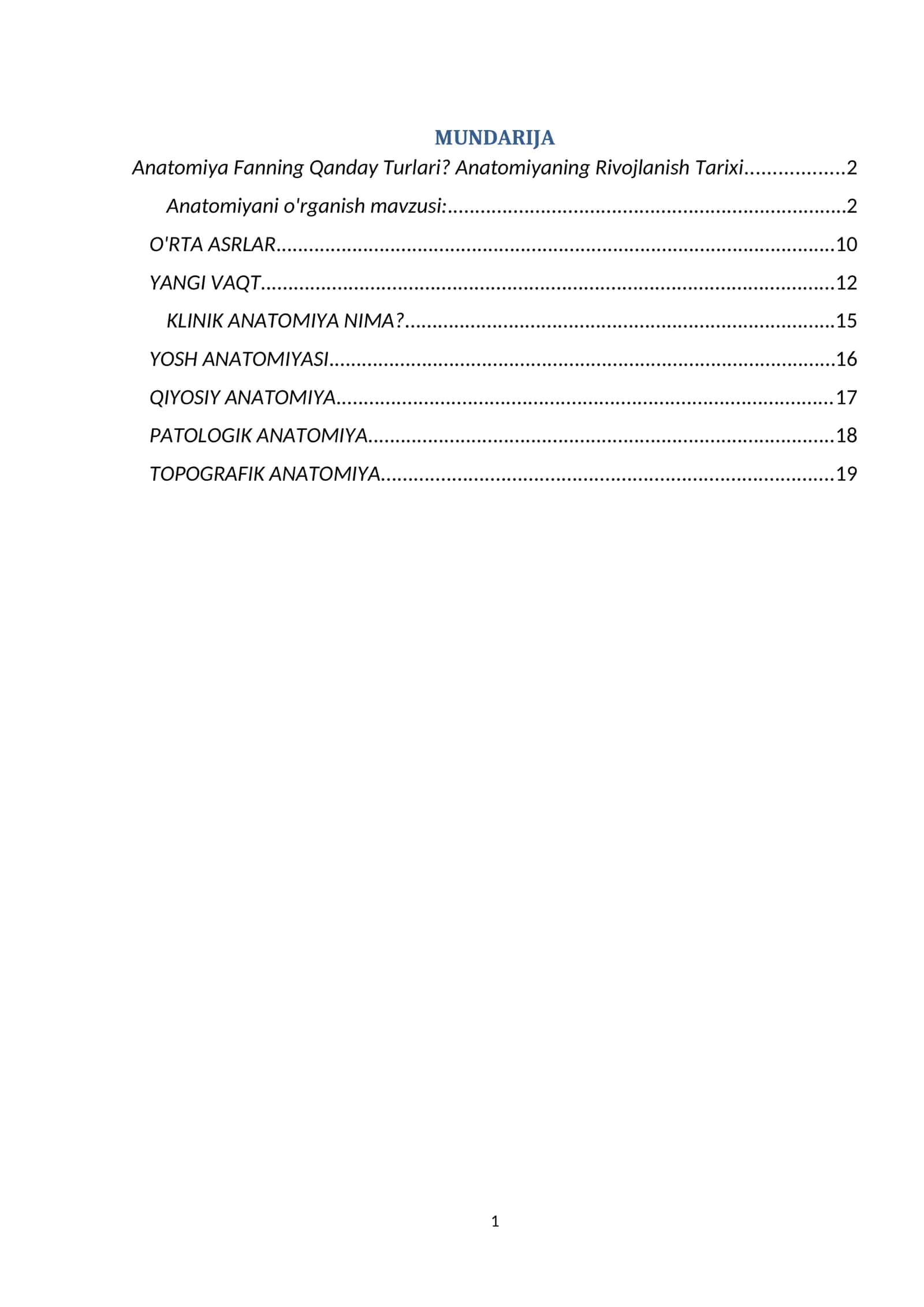 Anatomiya Fanning Qanday Turlari? Anatomiyaning Rivojlanish Tarixi