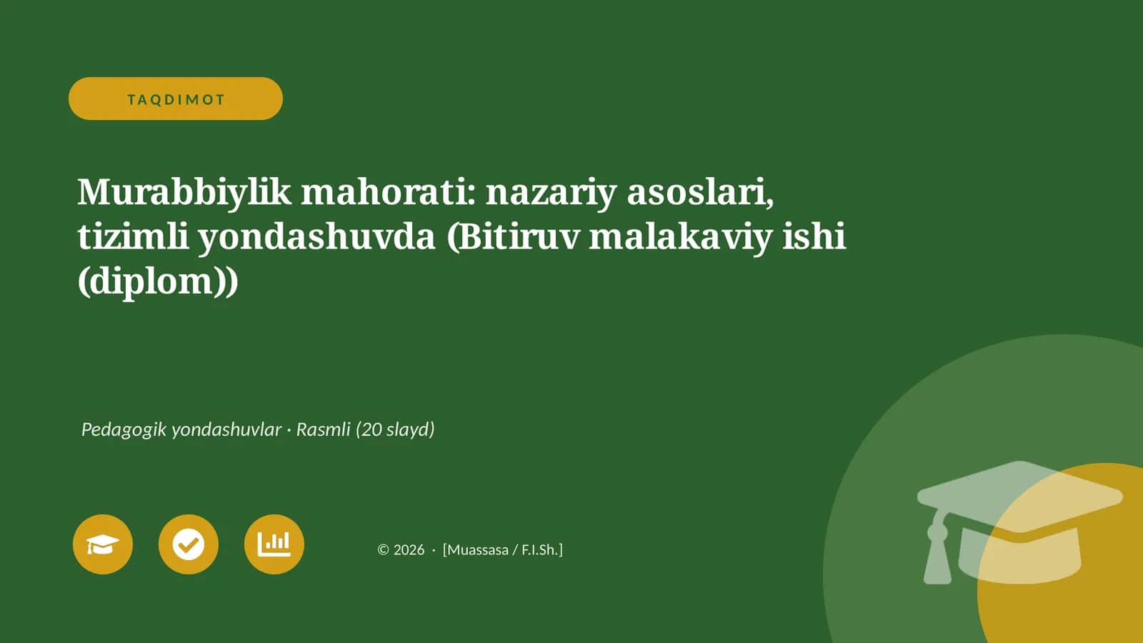 Murabbiylik mahorati: nazariy asoslari, tizimli yondashuvda