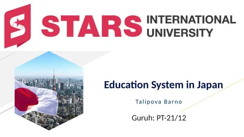 Education System in Japan