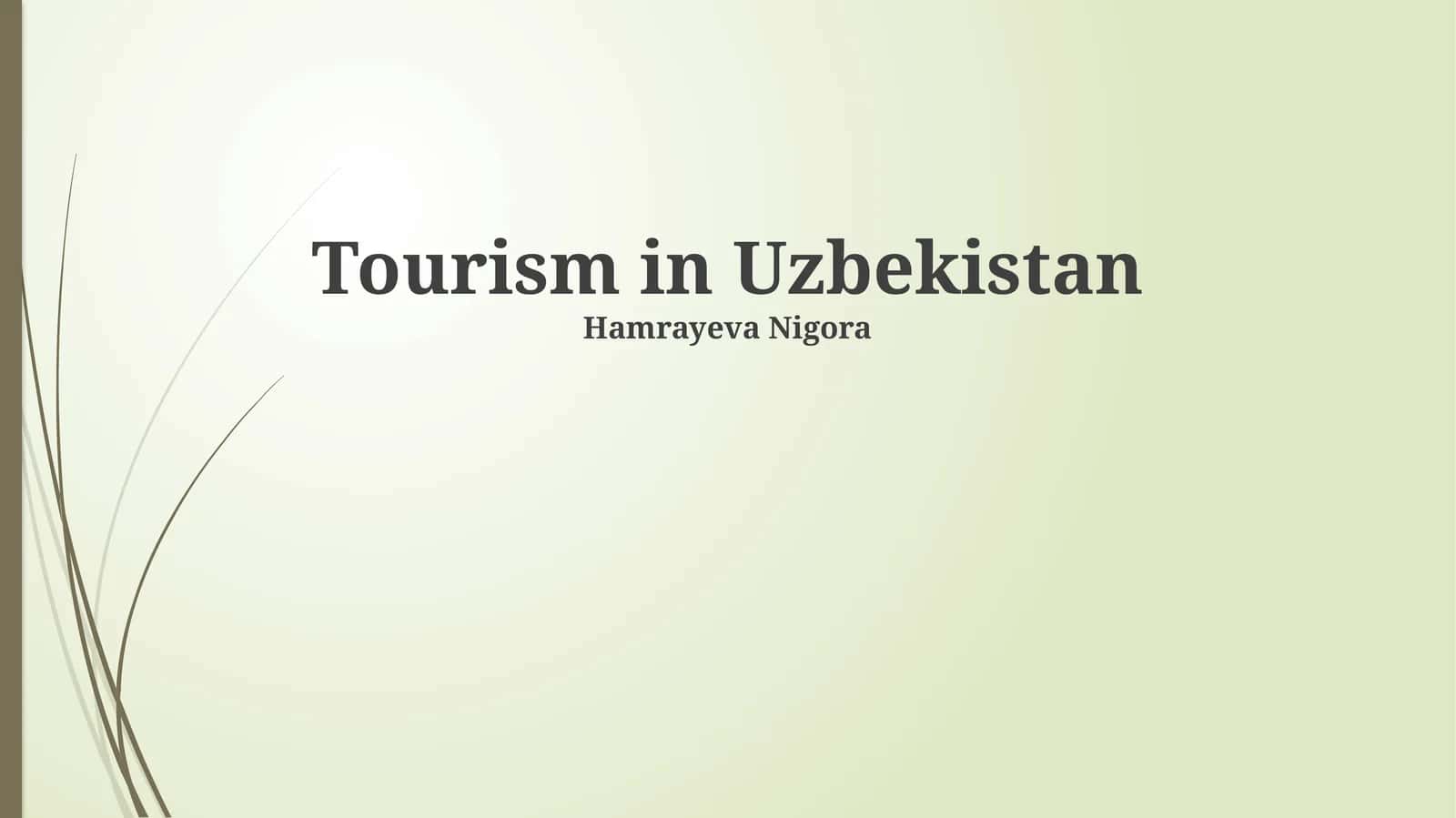 Tourism in Uzbekistan