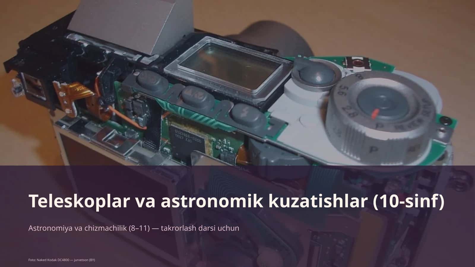 Teleskoplar va astronomik kuzatishlar (10-sinf)