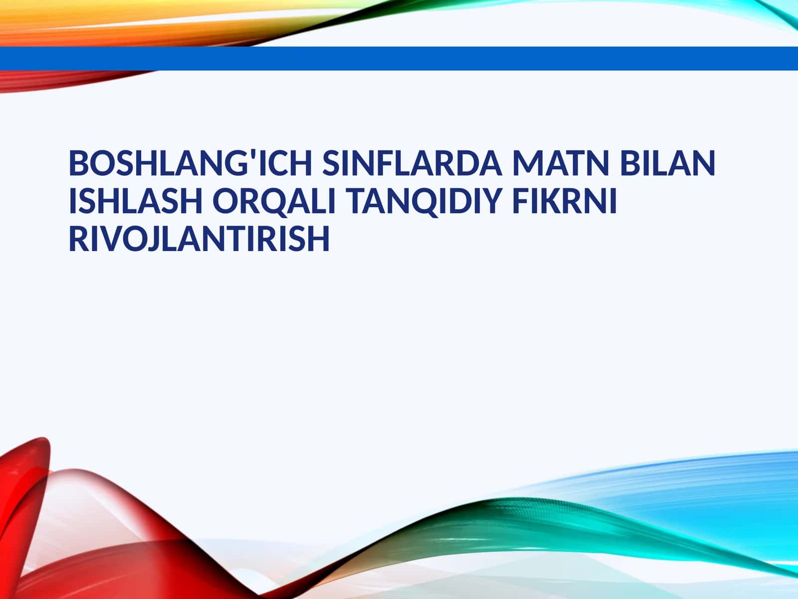 Tanqidiy fikrlash