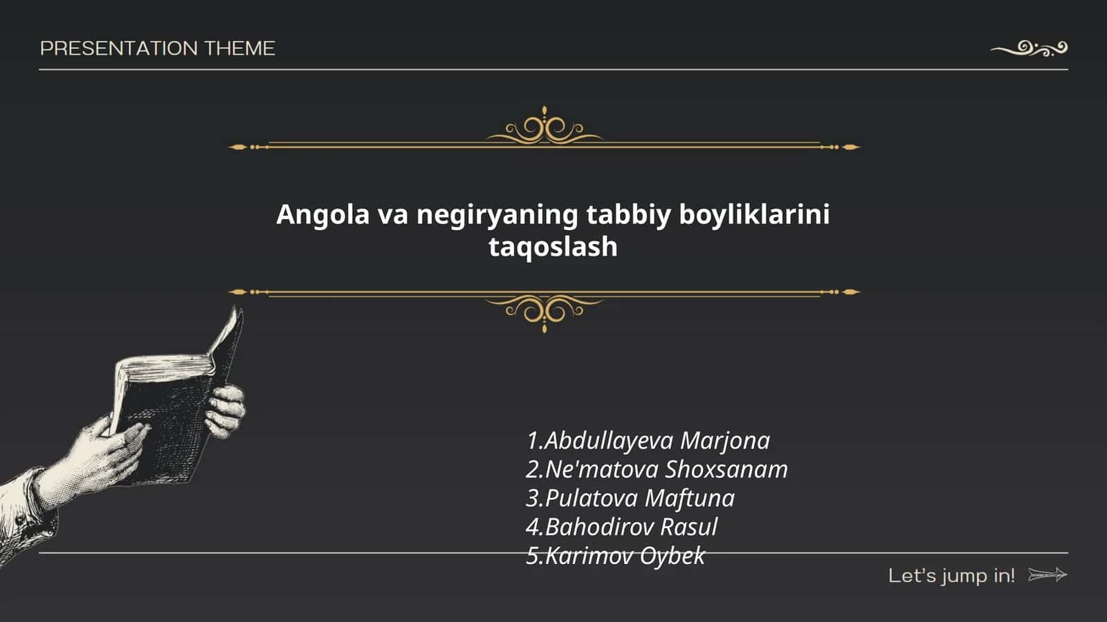 Angola va negiryaning tabbiy boyliklarini taqoslash
