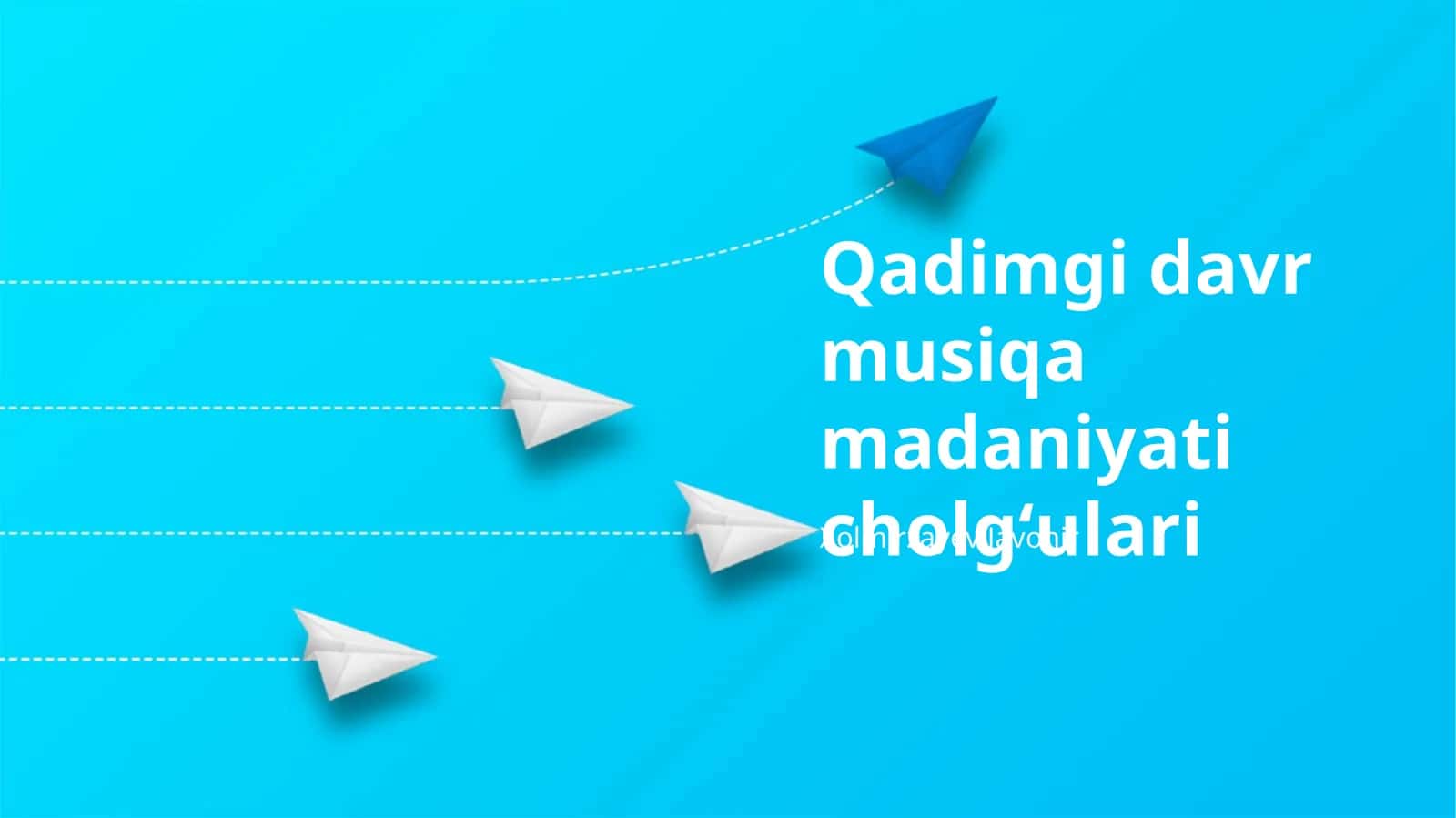 Qadimgi davr musiqa madaniyati cholgʻulari