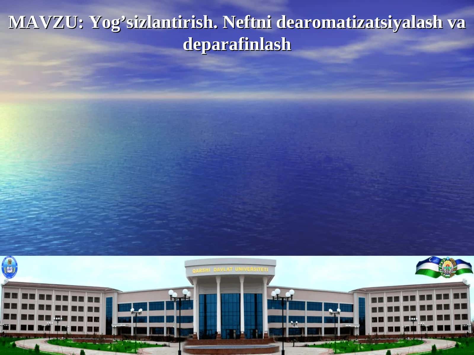 Yog’sizlantirish. Neftni dearomatizatsiyalash va deparafinlash