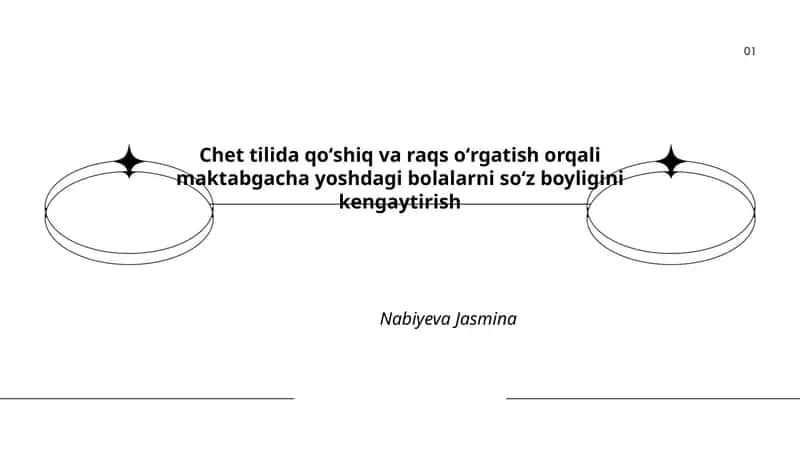 Chet tilida qoʻshiq va raqs oʻrgatish