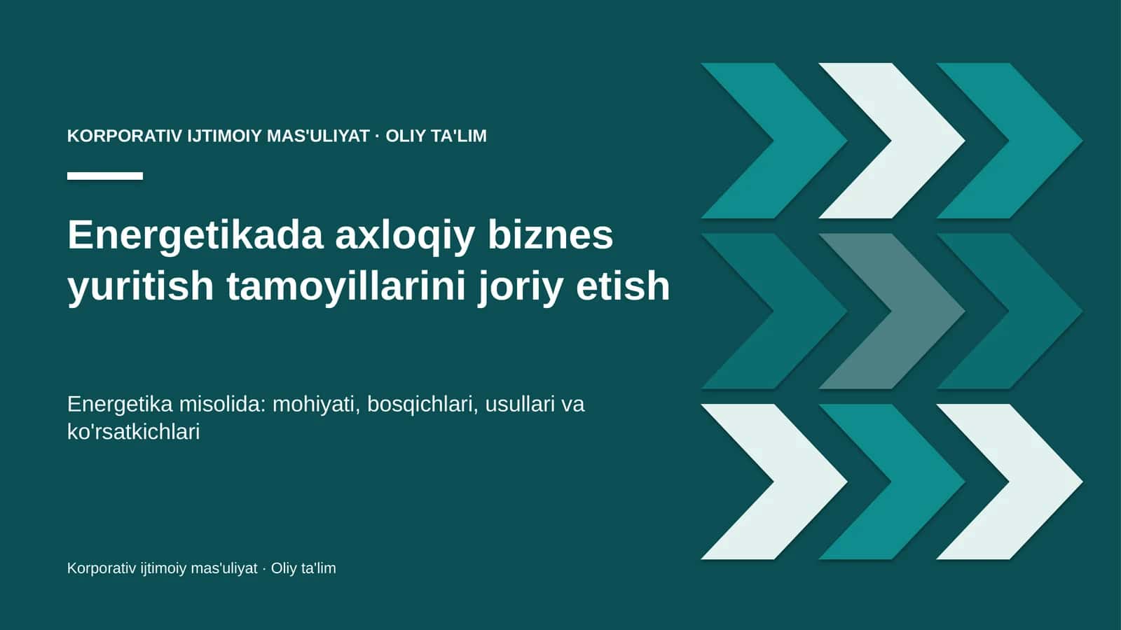 energetikada axloqiy biznes yuritish tamoyillarini joriy etish 6232