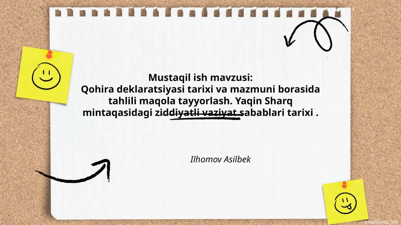 Qohira deklaratsiyasi tarixi va mazmuni