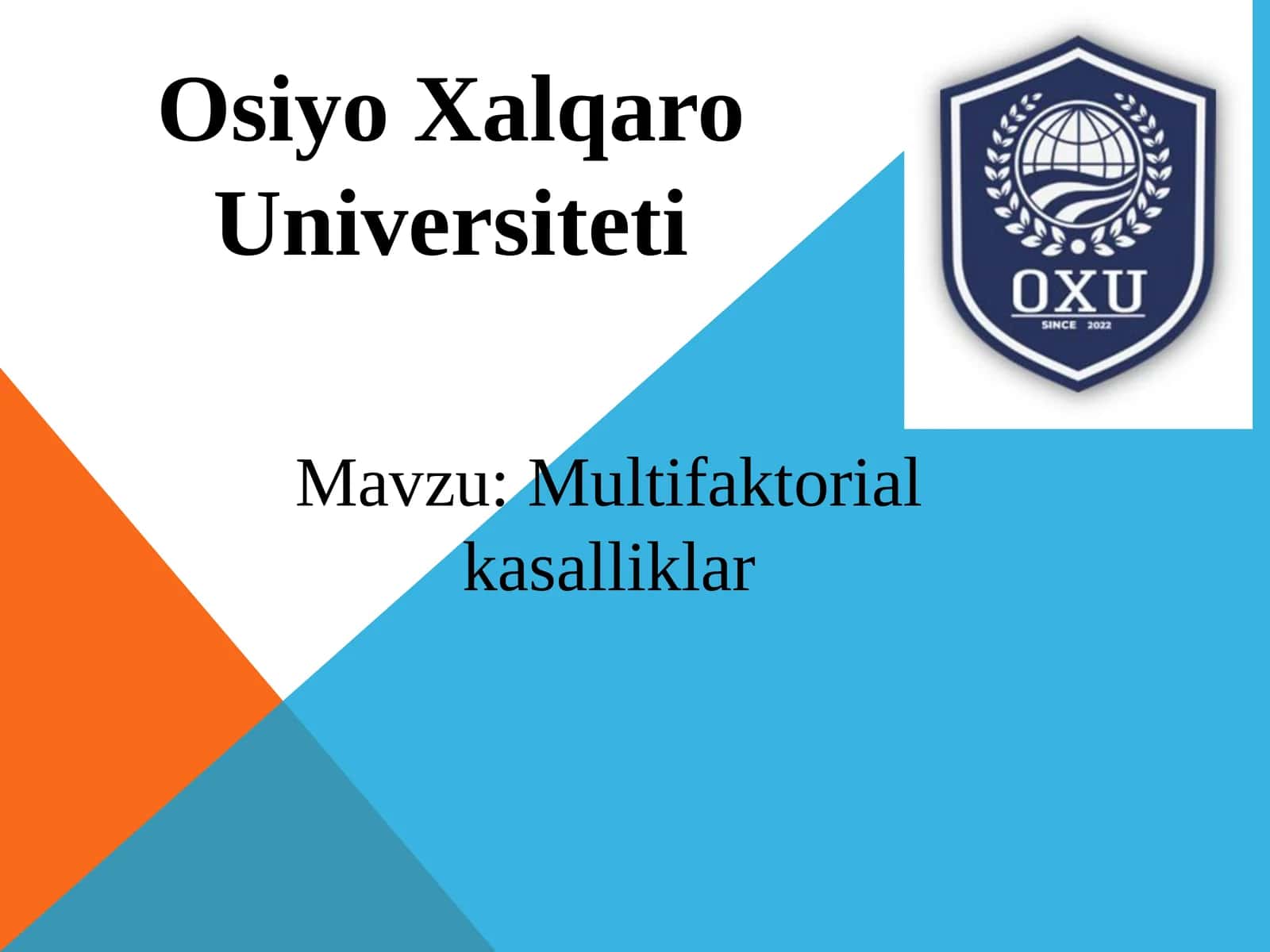 IRSIY MOYILLI (MULTIFAKTORIAL) KASALLIKLAR