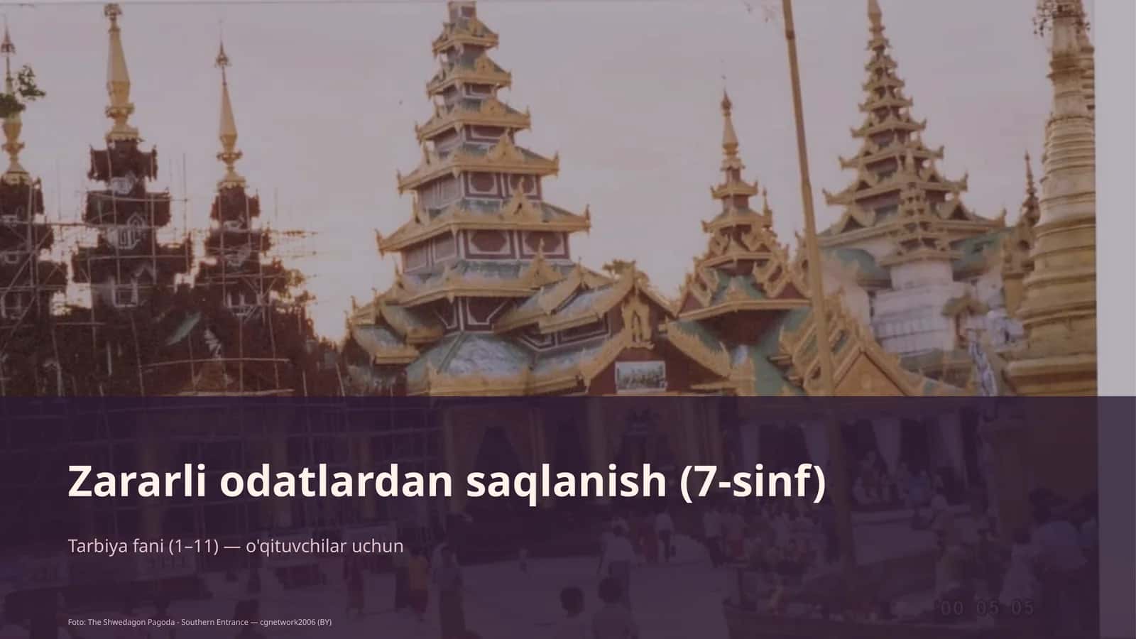Zararli odatlardan saqlanish (7-sinf)