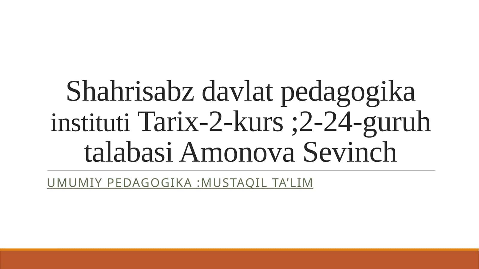 Munavvarqori Abdurashidxonovning pedagogik qarashlari
