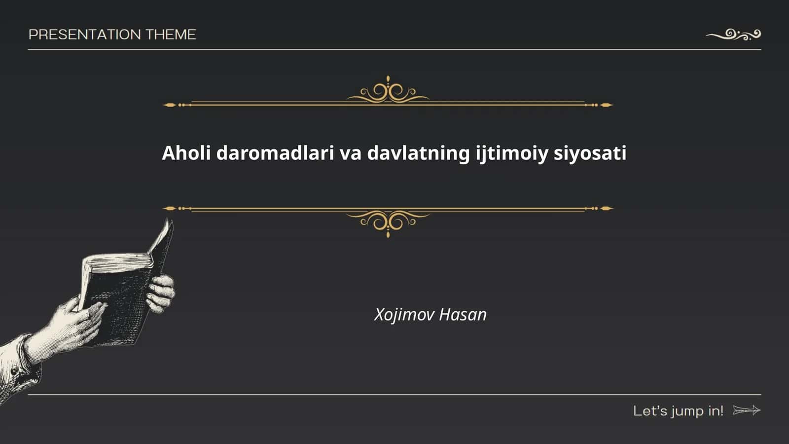 Aholi daromadlari va davlatning ijtimoiy siyosati