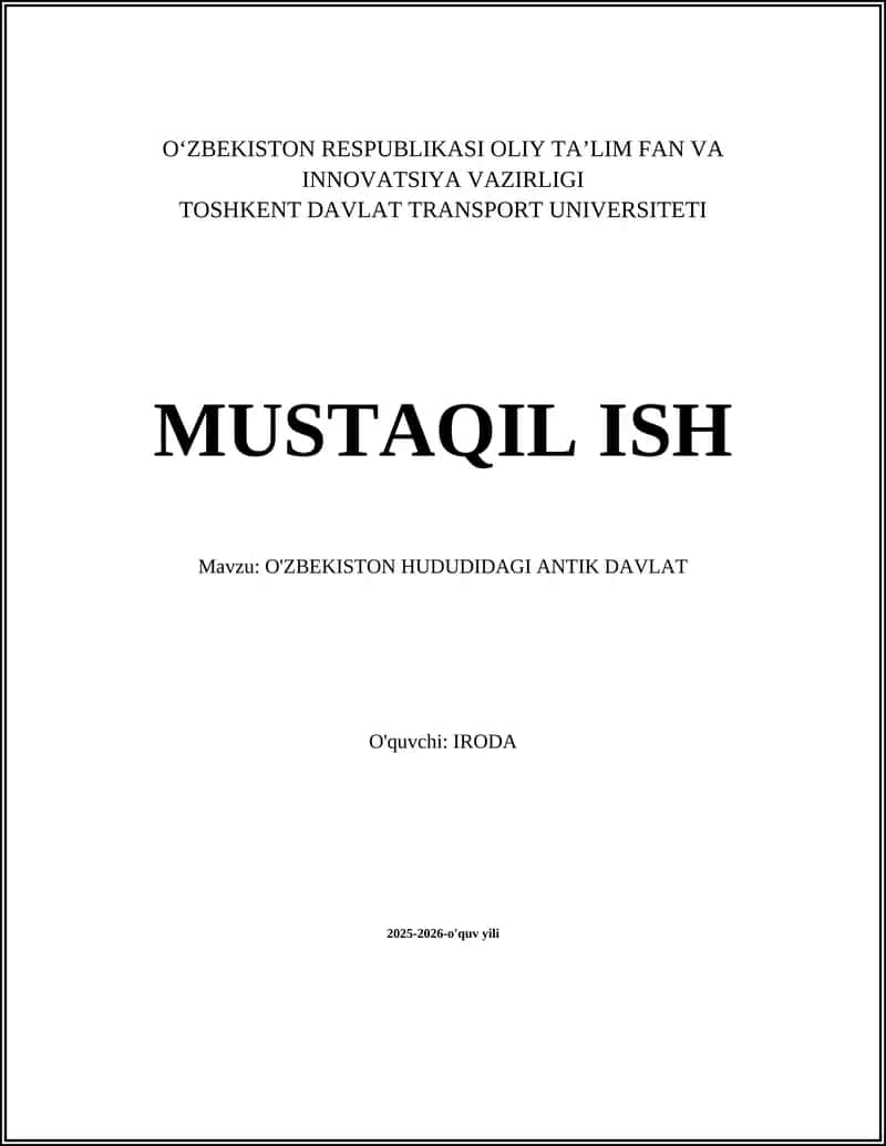 Baxtria (Bactria) va uning O'zbekiston hududidagi markazlari