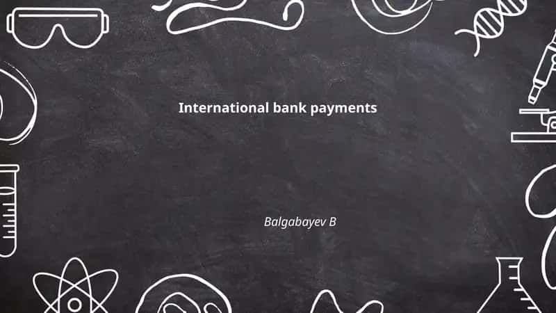International bank payments