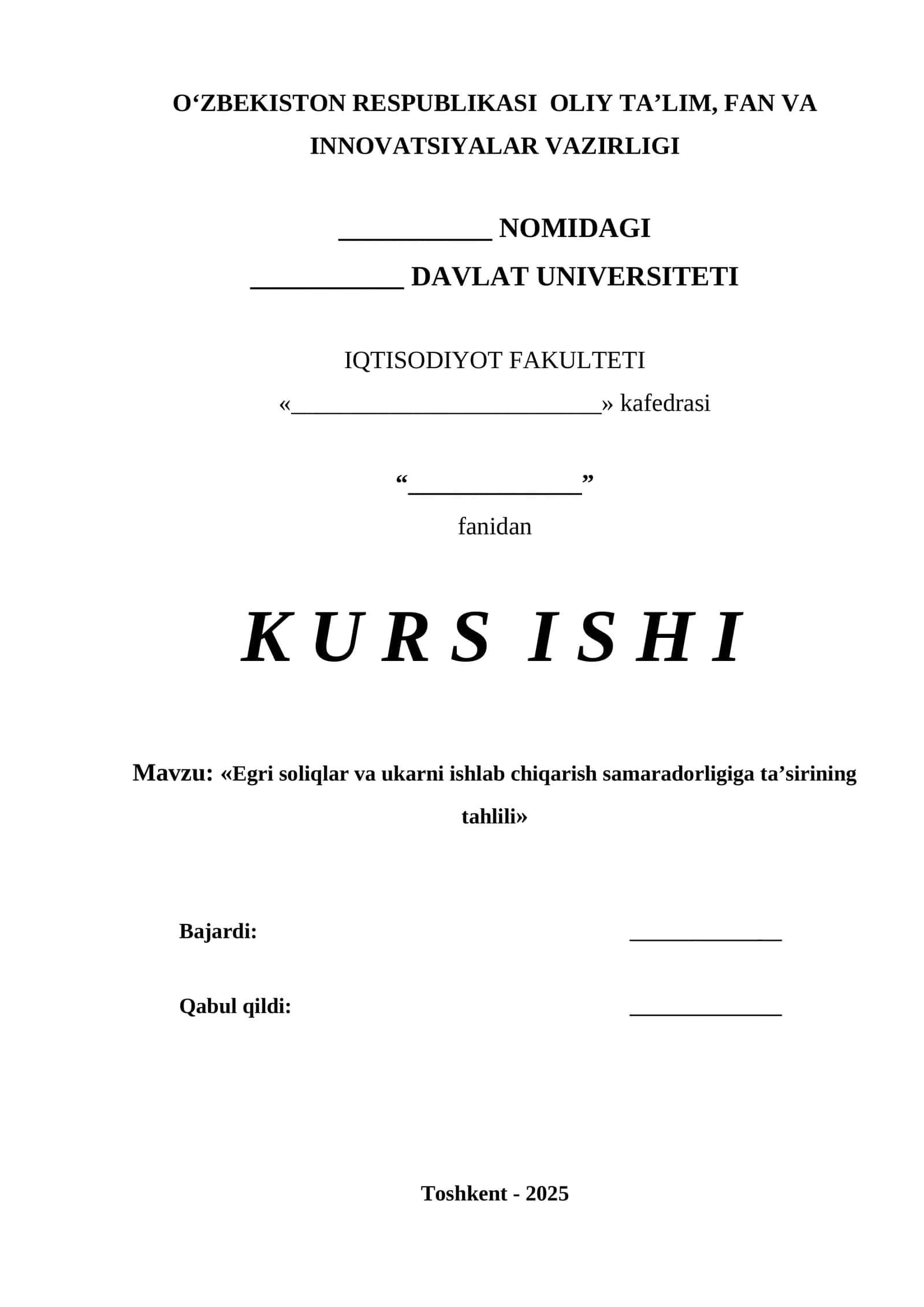 Egri soliqlar va ularni ishlab chiqarish samaradorligiga ta’sirining tahlili
