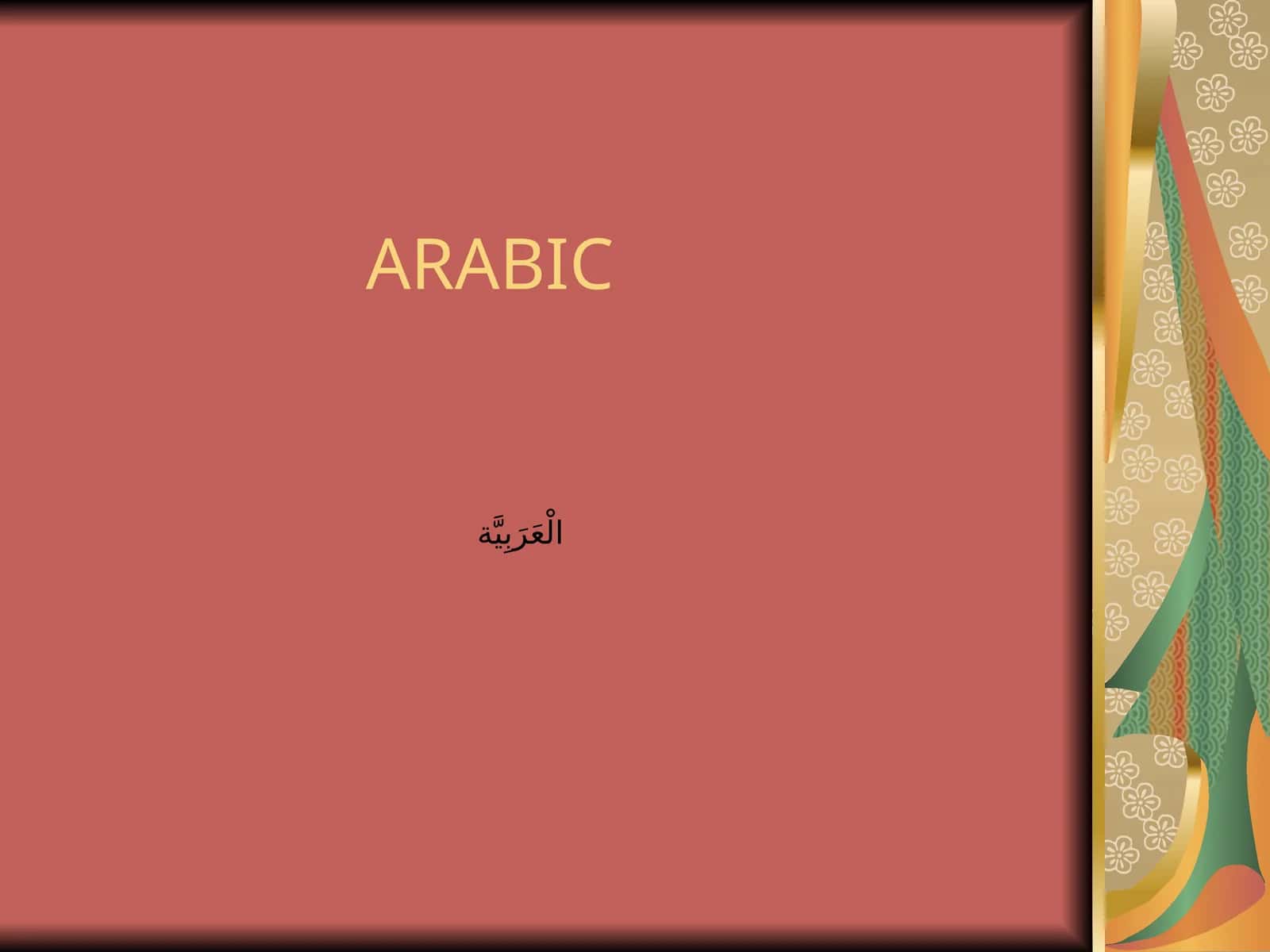 ARABIC