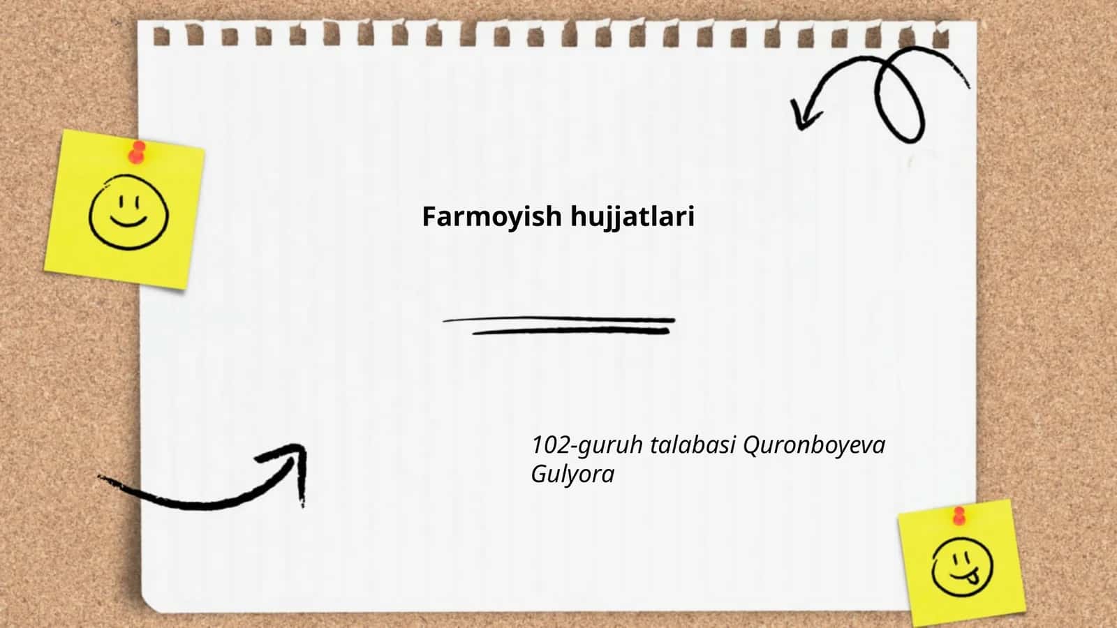 Farmoyish hujjatlari