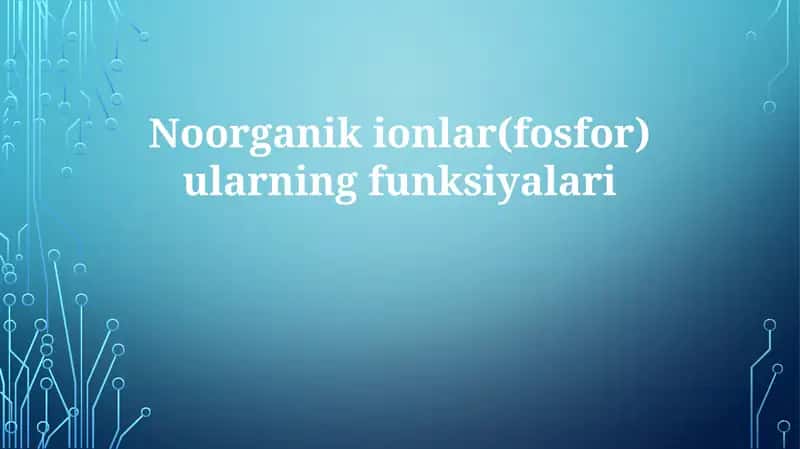 Fosfor