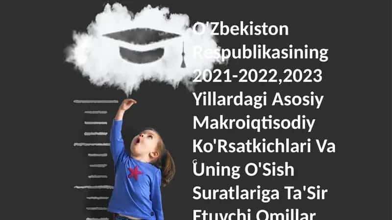 Asosiy Makroiqtisodiy Ko'Rsatkichlari Va Uning O'Sish Suratlariga Ta'Sir Etuvchi Omillar